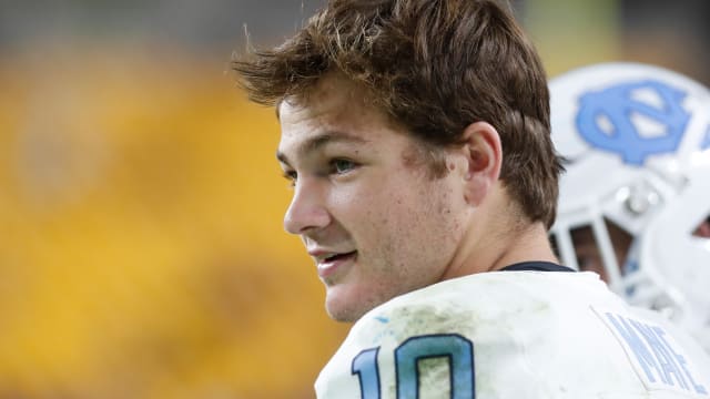 UNC football quarterback Drake Maye